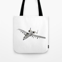 American A-10 Warthog Jet Aircraft Tote Bag