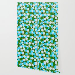 Abstraction_DOTS_GREEN_BLUE_COLOR_03 Wallpaper