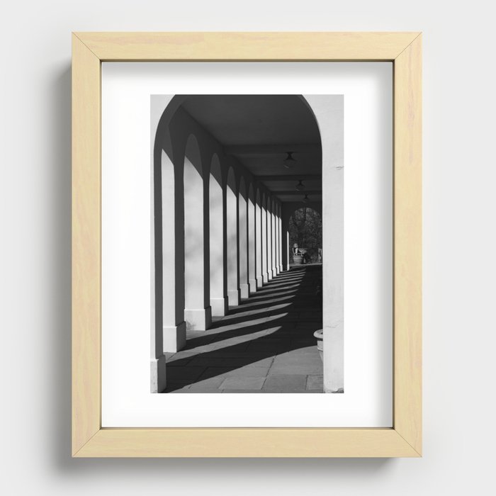 Time moves quickly Recessed Framed Print