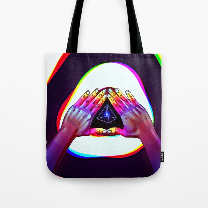Psychedelic Energy Hands 5 (GIF) Tote Bag