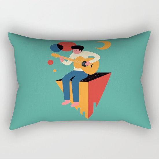 Peaceful Solo Rectangular Pillow