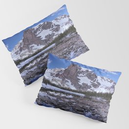 Notchtop Mountain and Lake Helene Panorama Pillow Sham
