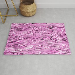 Liquid Color Colorful Marble 48 Rug