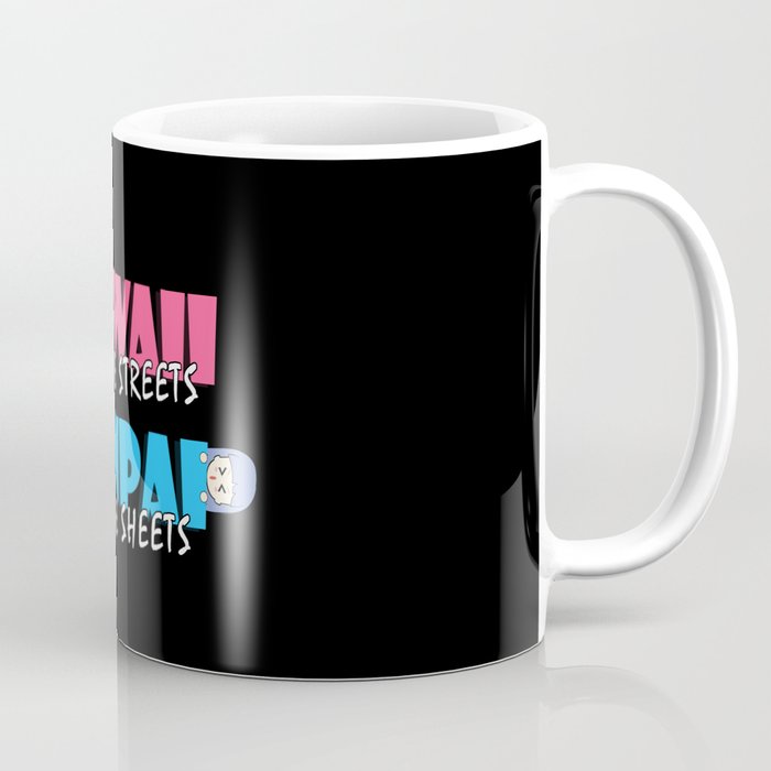 Kawaii In The Streets Senpai In The Sheets Manga Meme Kawaii Anime Gift Coffee Mug By Alex211 Society6