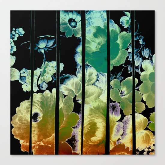 trapped floral Canvas Print