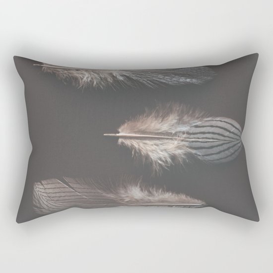 feathers appear when angels are near Rectangular Pillow