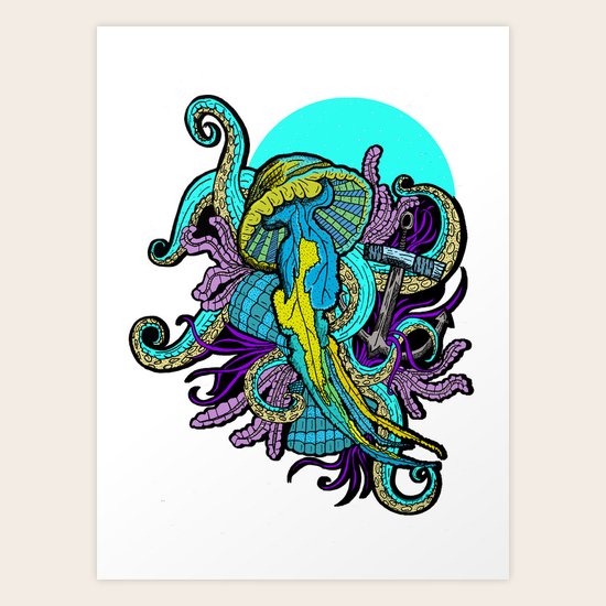 Jellyfish Art Print