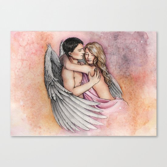 Eros and Psyche Canvas Print