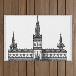 Gothic Building Outdoor Rug
