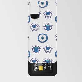 Blue White Magic Eyes Android Card Case