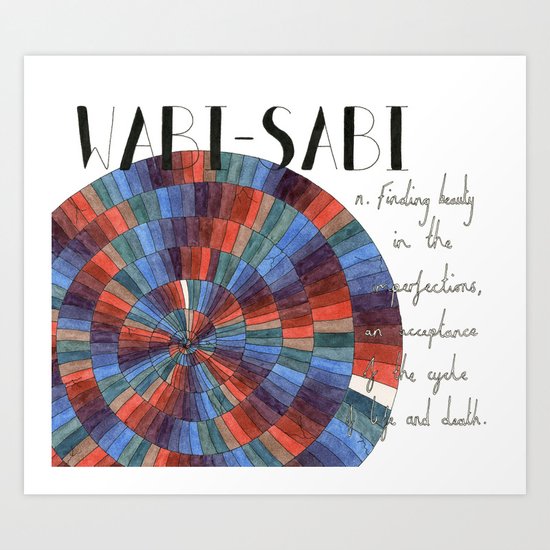 Wabi Sabi Art Print