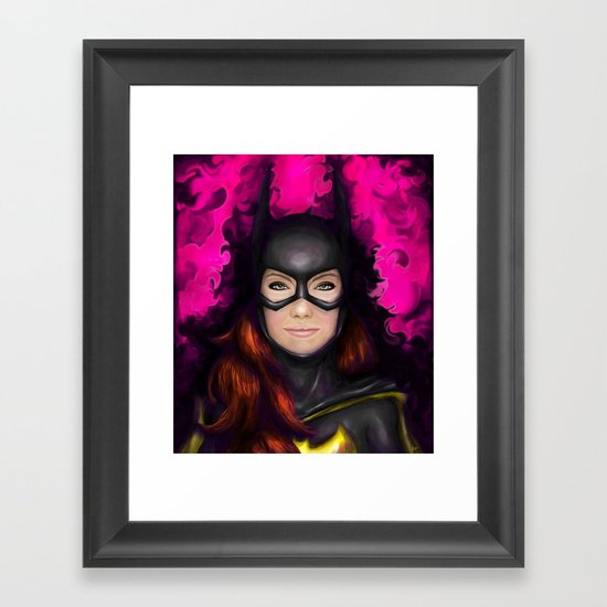Bat of Stone Framed Art Print