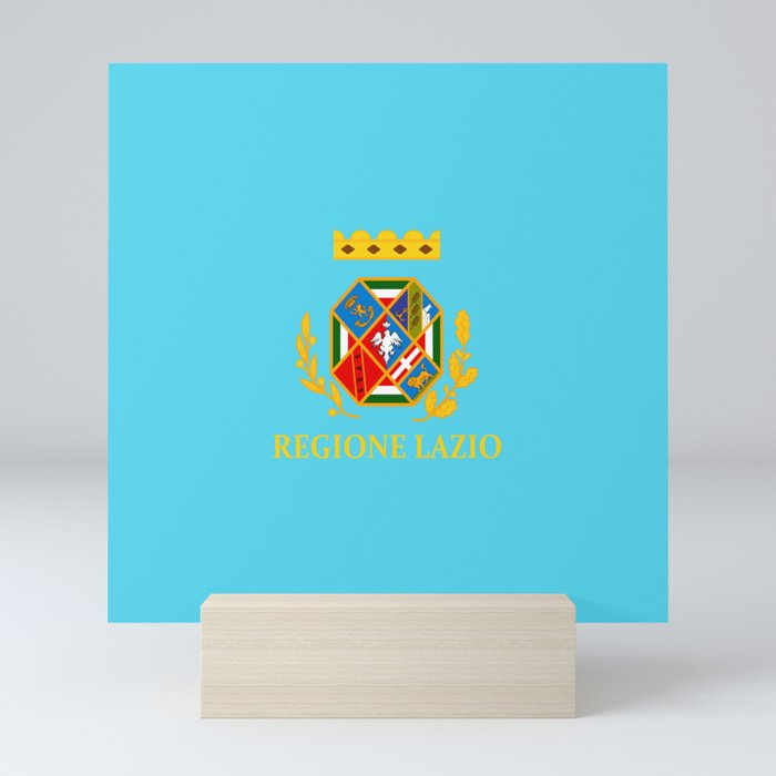 flag of latium or Lazio Mini Art Print
