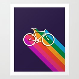 Let's go for a ride - bike no2 Art Print