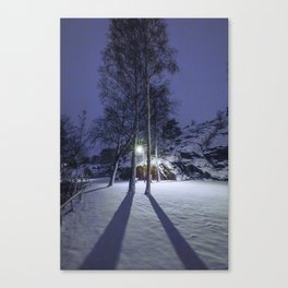 Winter Stockholm Canvas Print