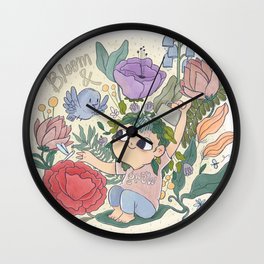 Bloom & Grow by Alicia Souza Wall Clock