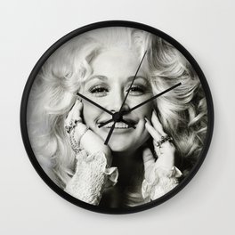 Dolly Parton Singer Art Wall Indoor Room Outdoor Poster Wall Clock
