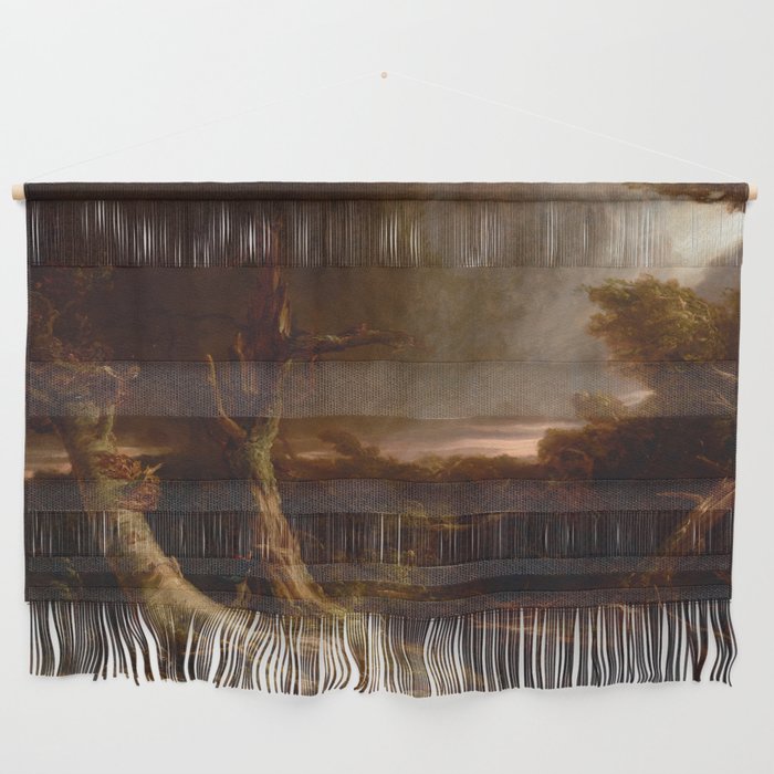 Tornado in an American Forest by Thomas Cole Wall Hanging