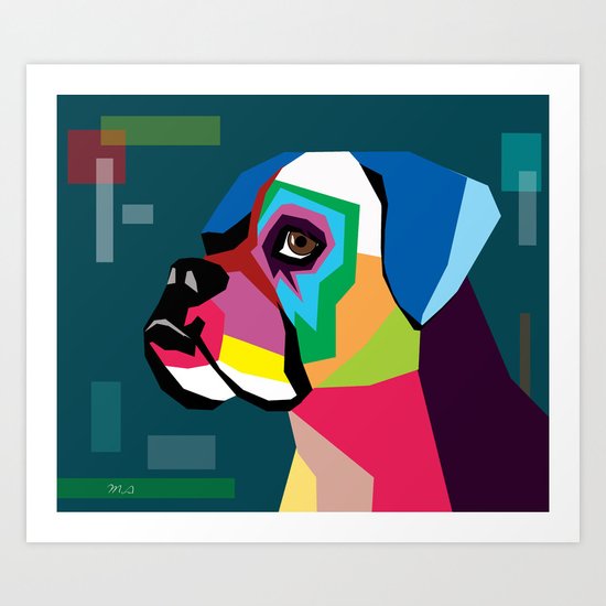 dog Art Print
