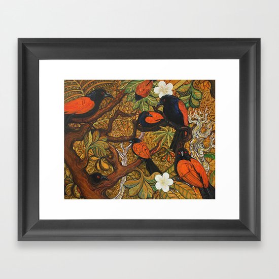 ' The Meeting ' Framed Art Print