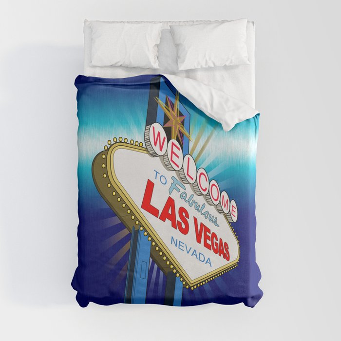 Welcome to Las Vegas Duvet Cover