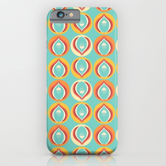 50's floral pattern V iPhone & iPod Case