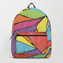 Deconstructs. Digital Painting Background Backpack