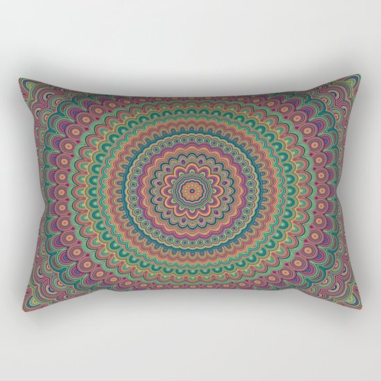 Flower mandala Rectangular Pillow