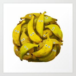 Banana Ball Art Print
