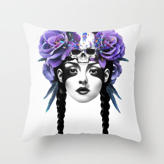 New Way Warrior Throw Pillow