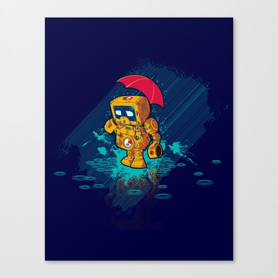 TINY ROBOT Canvas Print