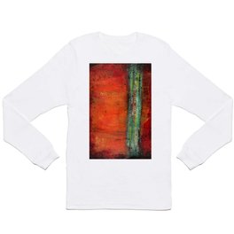 Abstract Copper Long Sleeve T-shirt