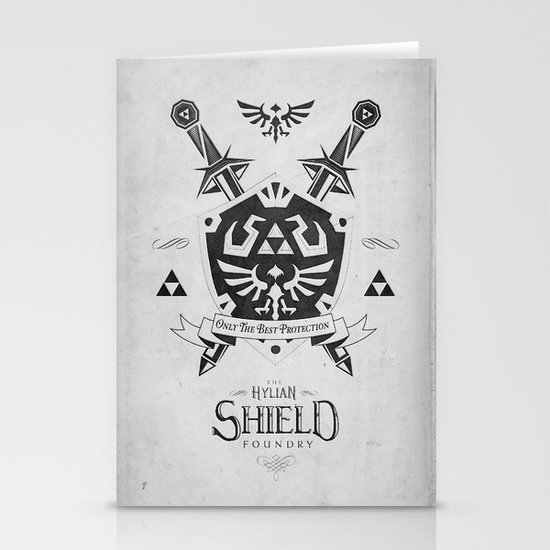 Legend of Zelda - The Hylian Shield Foundry Stationery Cards