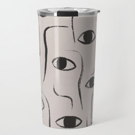 Paper eyes Travel Mug