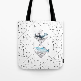 sharks & arrows Tote Bag