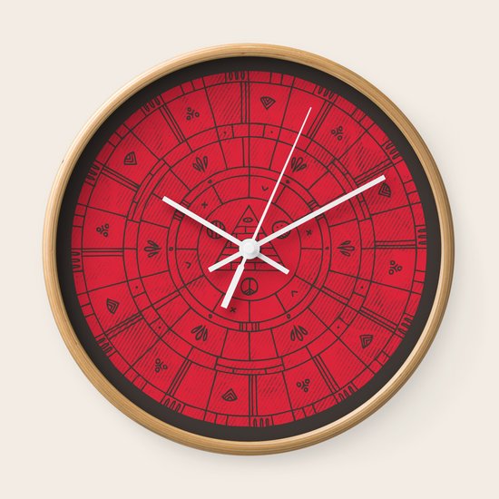 Sacred Sun Wall Clock