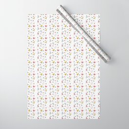 Baby Chicks and Daisies Wrapping Paper