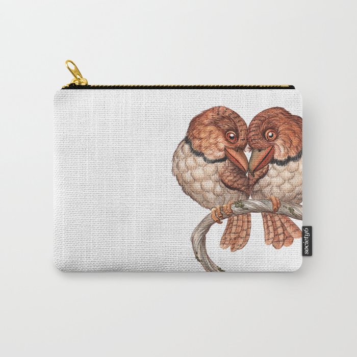 Collared Puffbird (Bucco capensis) Carry-All Pouch