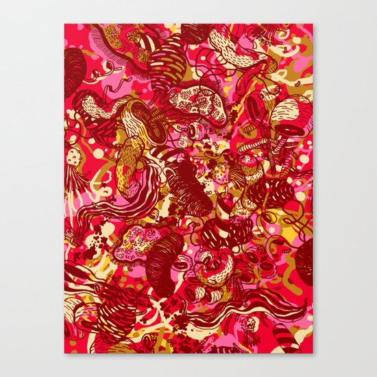 Red hot day Species Canvas Print
