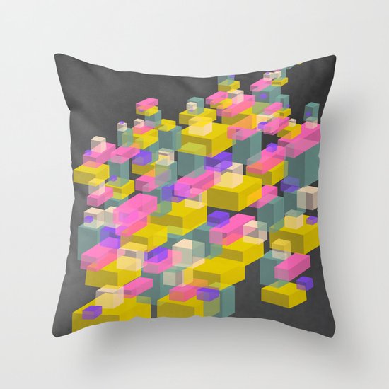 Cubes #2 Throw Pillow