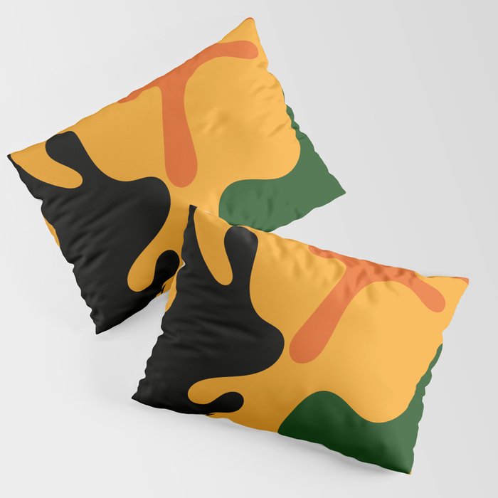 4  Matisse Cut Outs Inspired 220602 Abstract Shapes Organic Valourine Original Pillow Sham