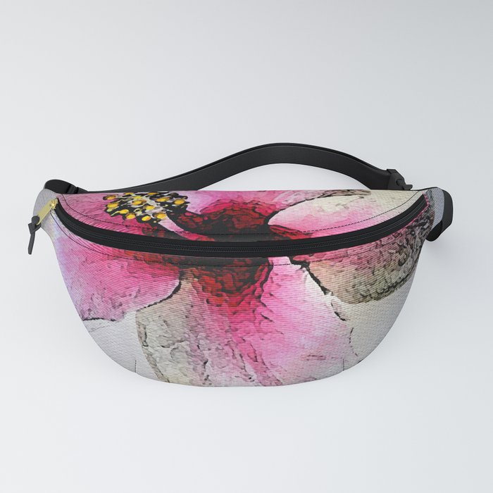 Pink Hibiscus Fanny Pack