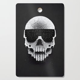 Pixelized Ubercool Skull Cutting Board