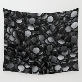 Hockey pucks Wall Tapestry