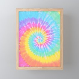 Rainbow Tie Dye Framed Mini Art Print