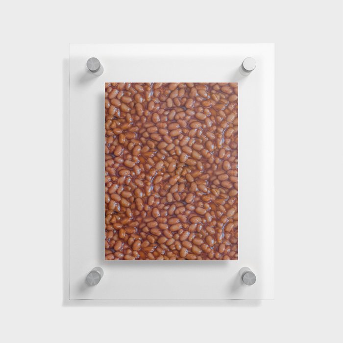 Baked Beans Pattern Floating Acrylic Print