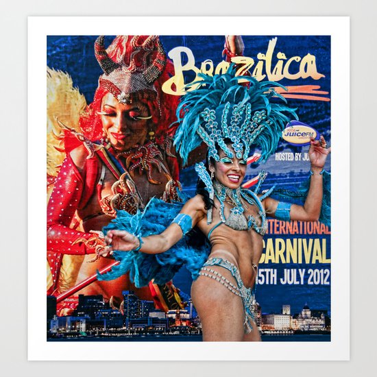 Carnival Dancer Art Print