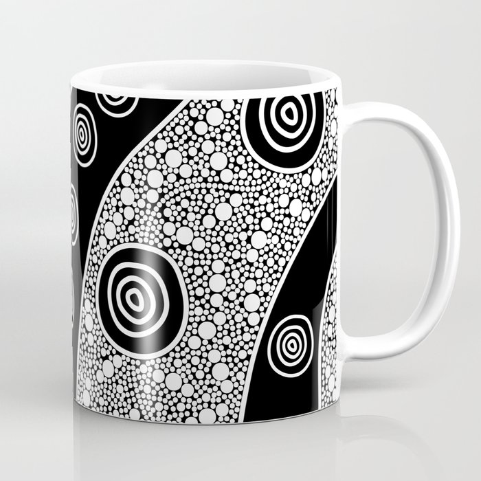 Authentic Aboriginal Art - Untitled Coffee Mug