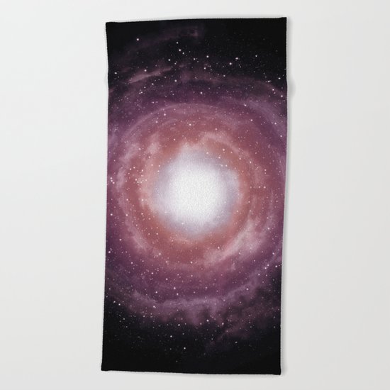 Spiral galaxy Beach Towel