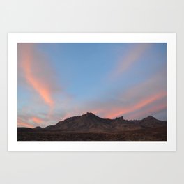 Sunrise at Big Bend II Art Print